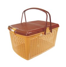 Корзина для пикника(450х300х240)(св.корич)(уп.5)